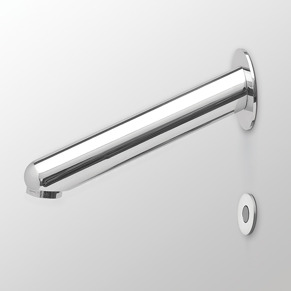 Touchless Faucets - Wall Mounted Bathroom Faucet - Touch-free wall-mounted electronic faucet with an anti ligature design - Apollo AL B