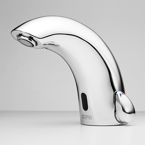 Swan 1000 AB 1953 Touchless Deck Tap | Swan 1000 AB 1953 bg Touch-free electronic faucet for deck-mounted installations Swan 1000 AB 1953Touchless Faucets - Deck Mounted Bathroom Faucet -