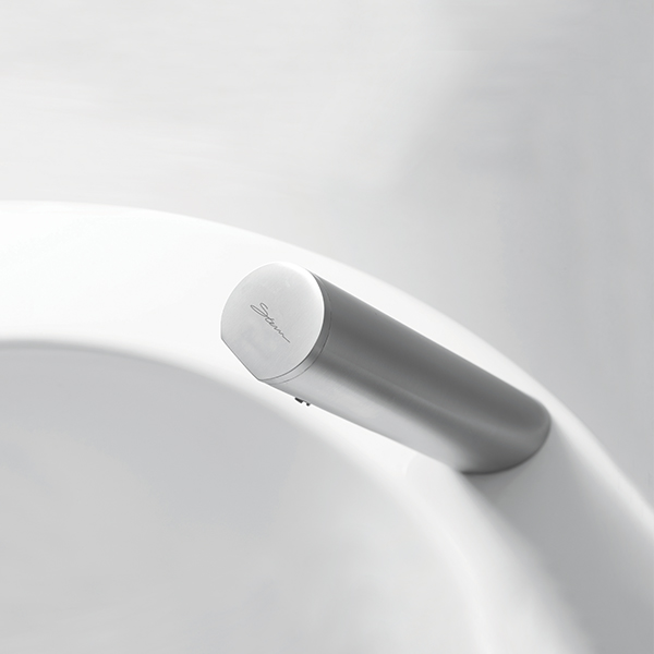 Touchless Faucets - Deck Mounted Bathroom Faucet - Touch-free electronic faucet for deck-mounted installations Touch-Free-AB-1953_E_B_bg