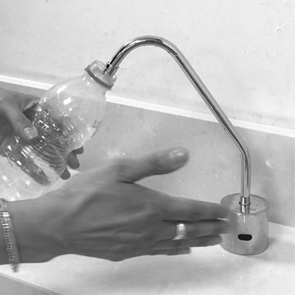 Cool TF Touchless Deck Mounted Tap | Touch free electronic glass or bottle filler faucet Cool TF E B filling bottle Touch free electronic glass or bottle filler faucet Cool TF E B filling bottle | Cool TF Touchless Deck Mounted Tap