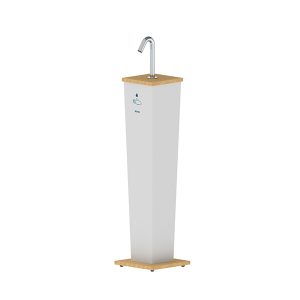 Touch-free electronic hand sanitizer pillar - Csaba Hand Sanitizer Pillar