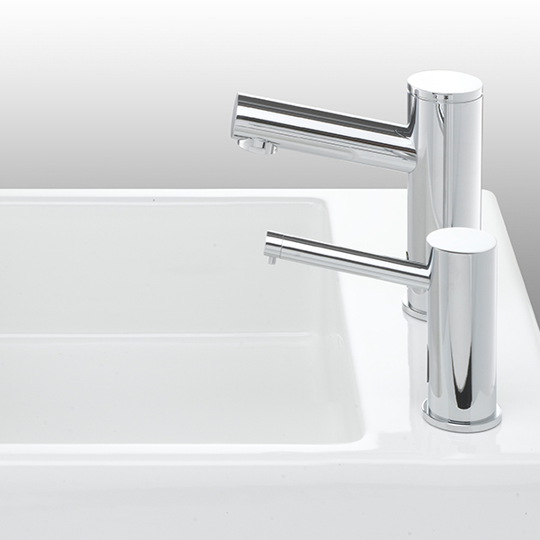 Elite Automatic Soap Dispenser | Elite Soap Dispenser Duo Automatic Soap Dispensers - Electronic Soap Dispenser - Touch free electronic soap dispenser for deck mounted installations - Elite Soap Dispenser Duo
