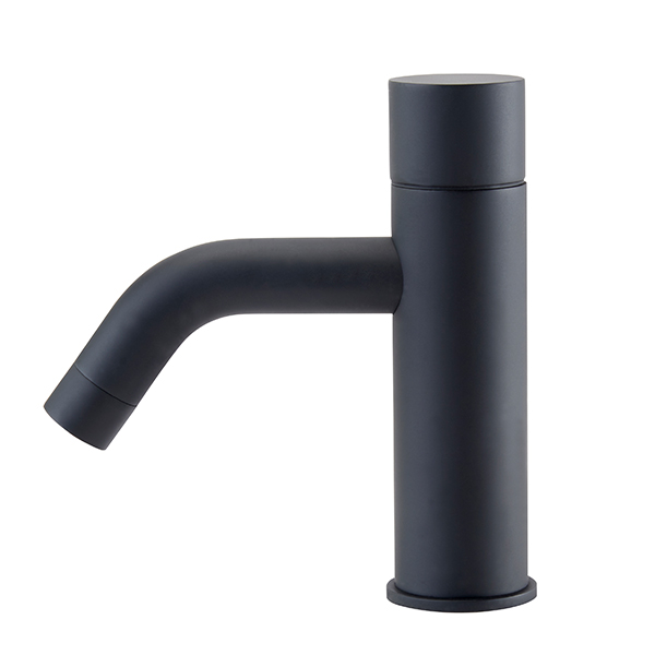 Extreme LF Touchless Deck Tap | Extreme LF black on white Touchless Faucets - Deck Mounted Bathroom Faucet - Touch free electronic faucet for deck mounted installations Extreme-LF-black_on-white