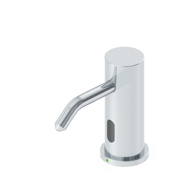 Extreme Automatic Soap Dispenser With Soap Level Indicator | Extreme Soap Dispenser With Soap Level Indicator 2 Automatic Soap Dispensers - Touch-free electronic soap dispenser for deck mounted installations with soap level indicator incorporated in the dispenser Extreme-Soap-Dispenser-With-Soap-Level-Indicator