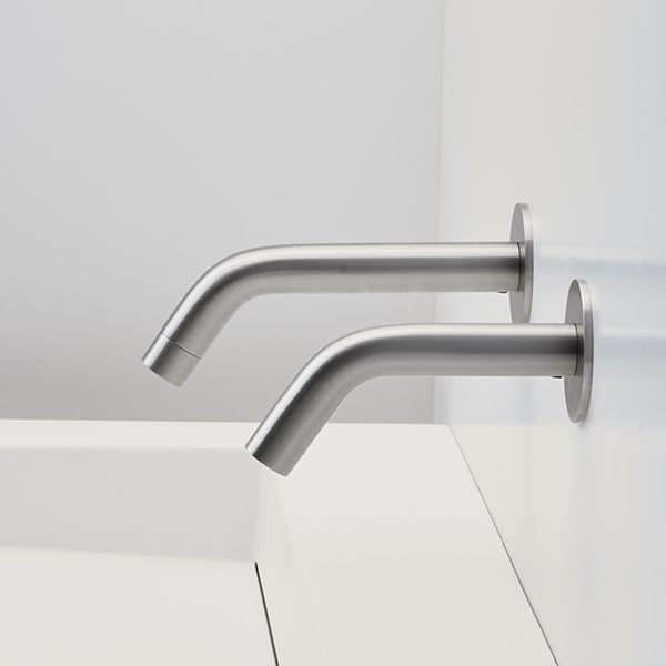 Extreme CS DP AISI 316 Touchless Wall Tap | Extreme CS AISI316 duo bg 1 Touchless Faucets - Wall Mounted Bathroom Faucet - Touch-free wall-mounted electronic faucet Extreme CS Dual Power AISI316 duo