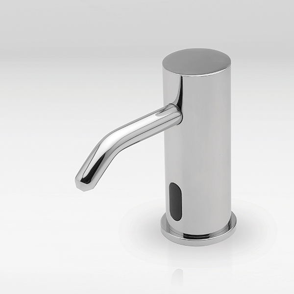 Multi Feed Extreme Automatic Soap Dispenser | Extreme Soap Dispenser bg 1 Automatic Soap Dispensers - Touch free electronic soap dispenser for deck mounted installations with top filling multifeed kit or multifeed kit - Mf Extreme Soap Dispenser