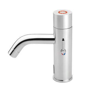 Extreme Tempra E Touchless Deck Faucet - Deck Mounted Bathroom Faucet - Touch Free Deck Mounted Faucet -Touch free electronic faucet for deck mounted installations Extreme_Tempra_E_1