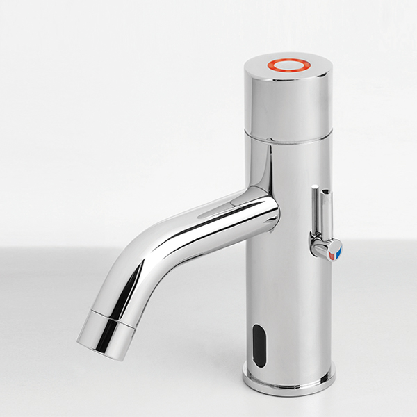 Extreme Tempra E Touchless Deck Tap | Touchless Faucets - Deck Mounted Bathroom Faucet - Touch free electronic faucet for deck mounted installations Extreme Tempra