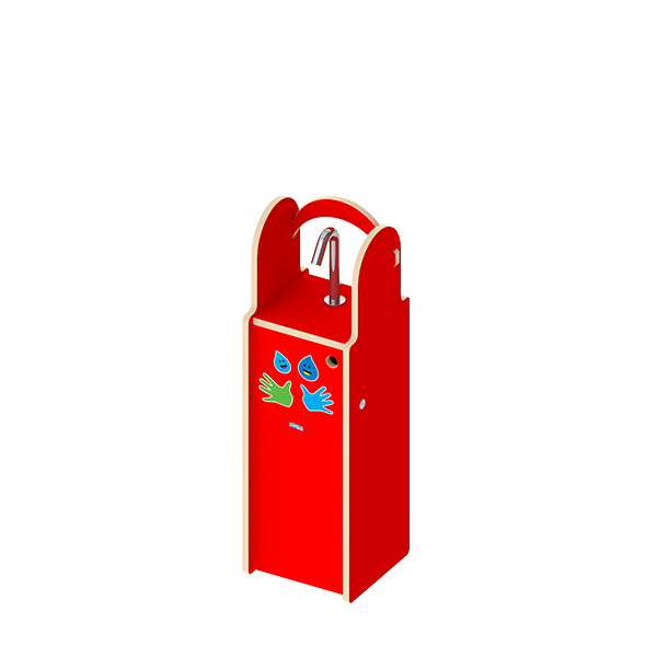FUN Hand Sanitizer Stand Fun-Stand red - Stern Engineering
