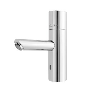Trendy T Touchless Deck Faucet Thermostatic and touch free electronic faucet for deck mounted installations Trendy 1000T