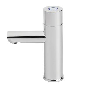 Trendy BRE Touchless Deck Faucet - Deck Mounted Bathroom Faucet - Touch Free Deck Mounted Faucet - Touch free electronic faucet for deck mounted installations Trendy BRE