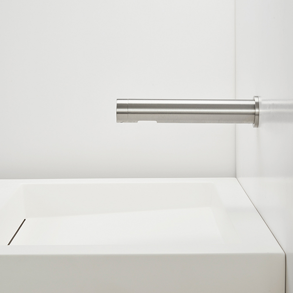 Tubular Hand Dryer AISI 316 | Tubular HD AISI316 bg Touch-free electronic hand dryer for wall-mounted installations - Tubular Hand Dryer on_site - Automatic Hand Dryer - Electronic Hand Dryer -Touch-free electronic hand dryer for wall-mounted installations with stainless steel AISI316 finish