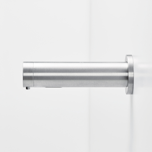 Tubular 2030 AISI 316 Automatic Soap Dispenser | Tubular SD 2030 AISI316 bg Automatic Soap Dispensers - Touch free electronic soap dispenser for installations in brick walls Tubular Soap dispenser 2030 AISI316