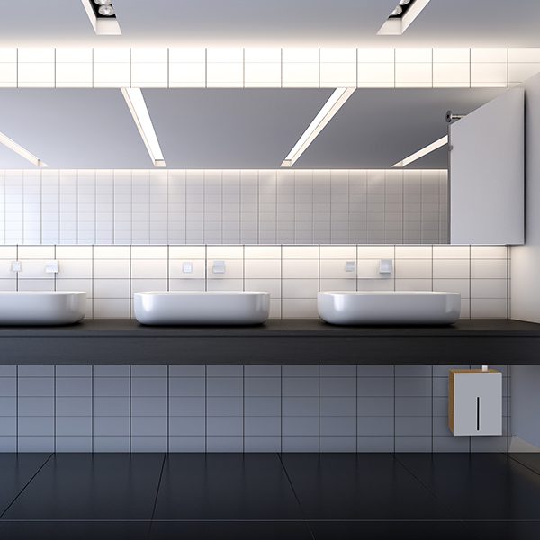 Underbasin Multifeed Cabinet For Automatic Soap Dispenser | Underbasin Multifeed Cabinet on site Underbasin Multifeed Cabinet on site installation