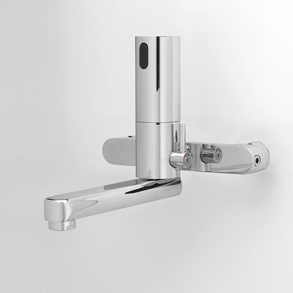 Washfree 1000 Touchless Wall Tap | Washfree 1000 bg Touchless Faucets - Wall Mounted Bathroom Faucet - Touch-free wall-mounted electronic faucet - Washfree 1000