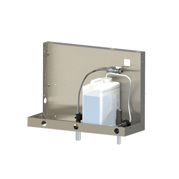 Soap Water Air Module | SWA Modular system 4 SWA-Modular-system 4 - Soap Water Air Module - Modular touch-free system for integration behind the mirror