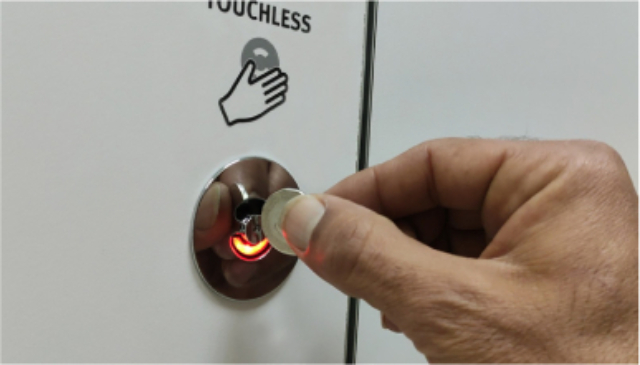 Touchless WC Cubicles with occupancy indicator | In case of an emergency 1 In case of an emergency 1 | Touchless WC Cubicles with occupancy indicator