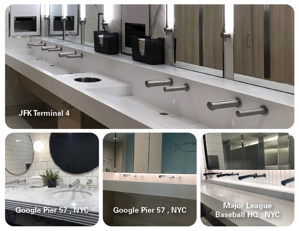 Three emblematic public toilets featuring cutting-edge touchless technology from Stern - Tubular Duo